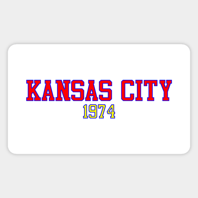 Kansas City 1974 Sticker by GloopTrekker